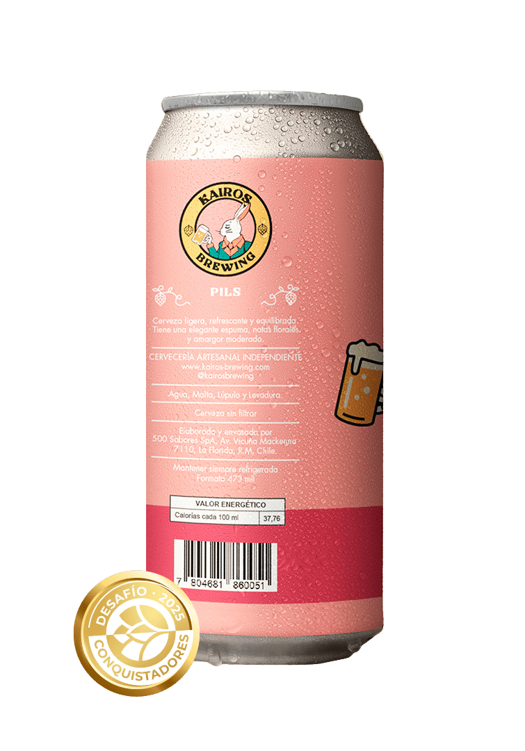 473cc Mayorista - Nada Personal (Pils) - Kairos Brewing