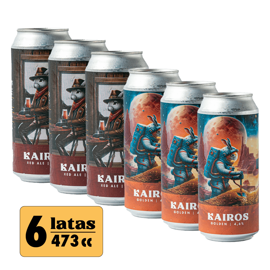 6 Pack maltosas - Kairos Brewing