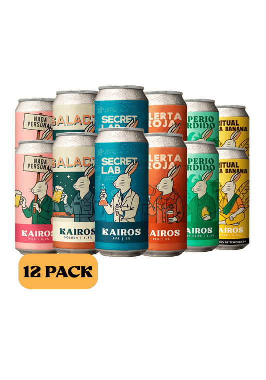 12 Pack variado - Kairos Brewing