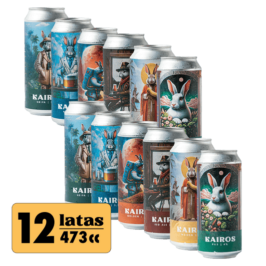 12 Pack variado - Kairos Brewing