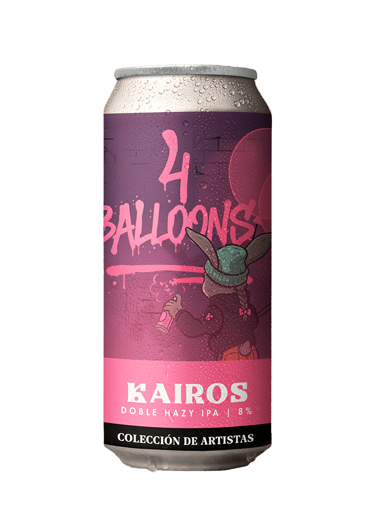 473cc Mayorista 4 Balloons (Doble Hazy IPA) - Kairos Brewing