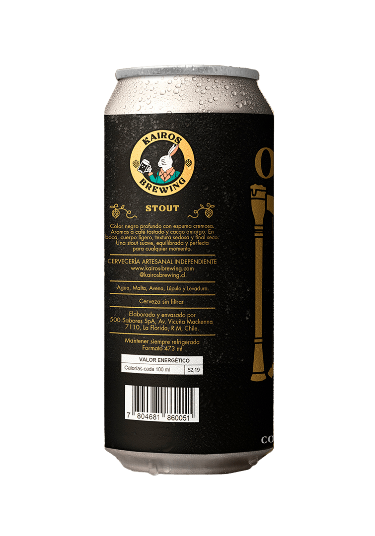 473cc Mayorista Obertura (Stout) - Kairos Brewing